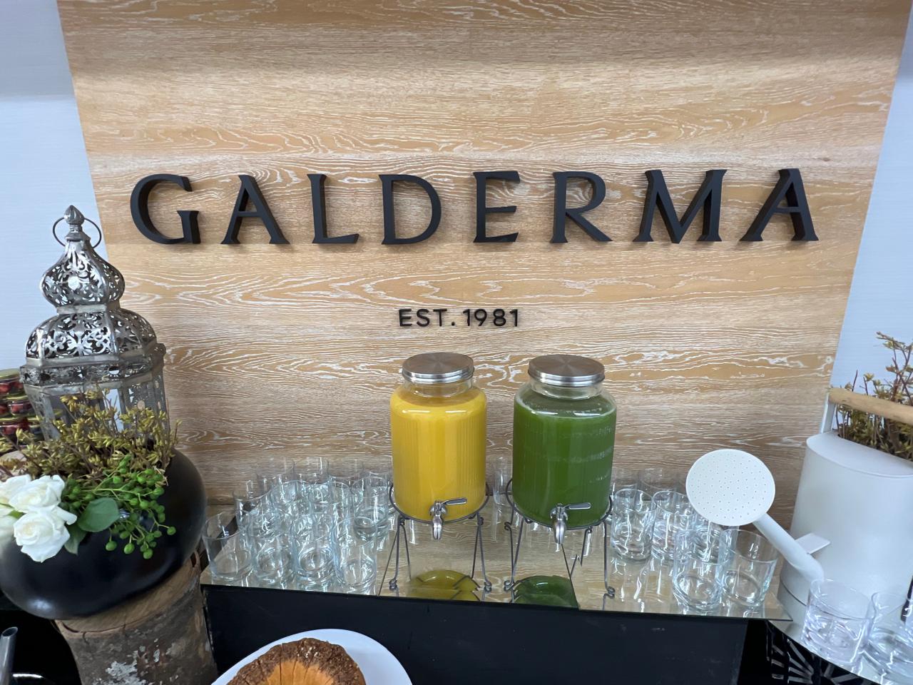Barra de bebidas personalizada para Galderma